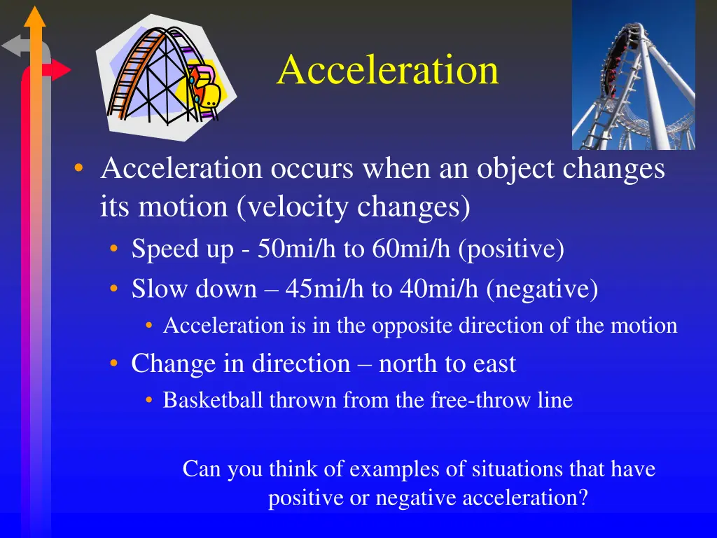 acceleration