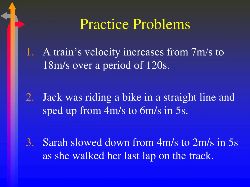 practice problems