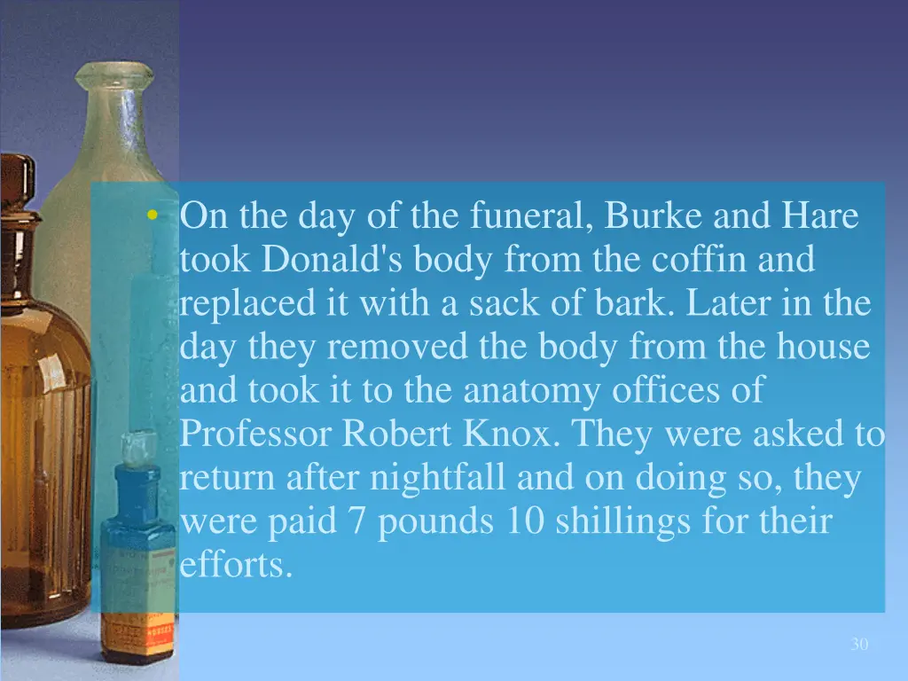 on the day of the funeral burke and hare took