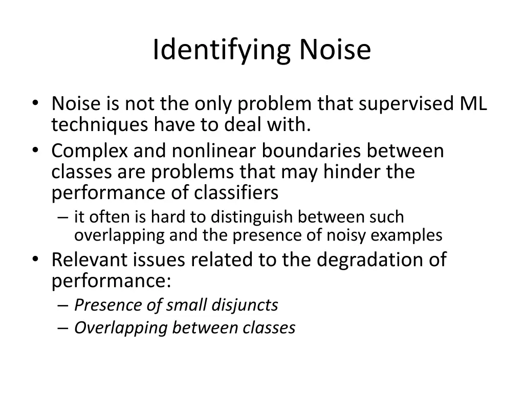 identifying noise 4