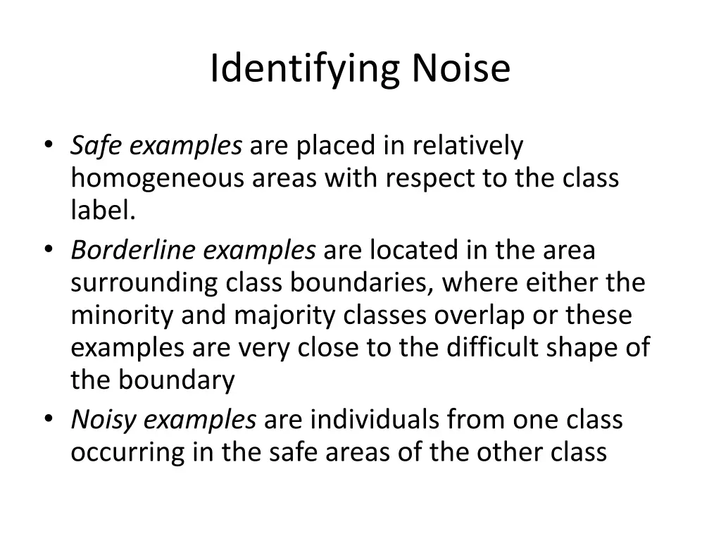 identifying noise 9