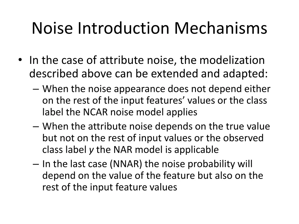 noise introduction mechanisms 4