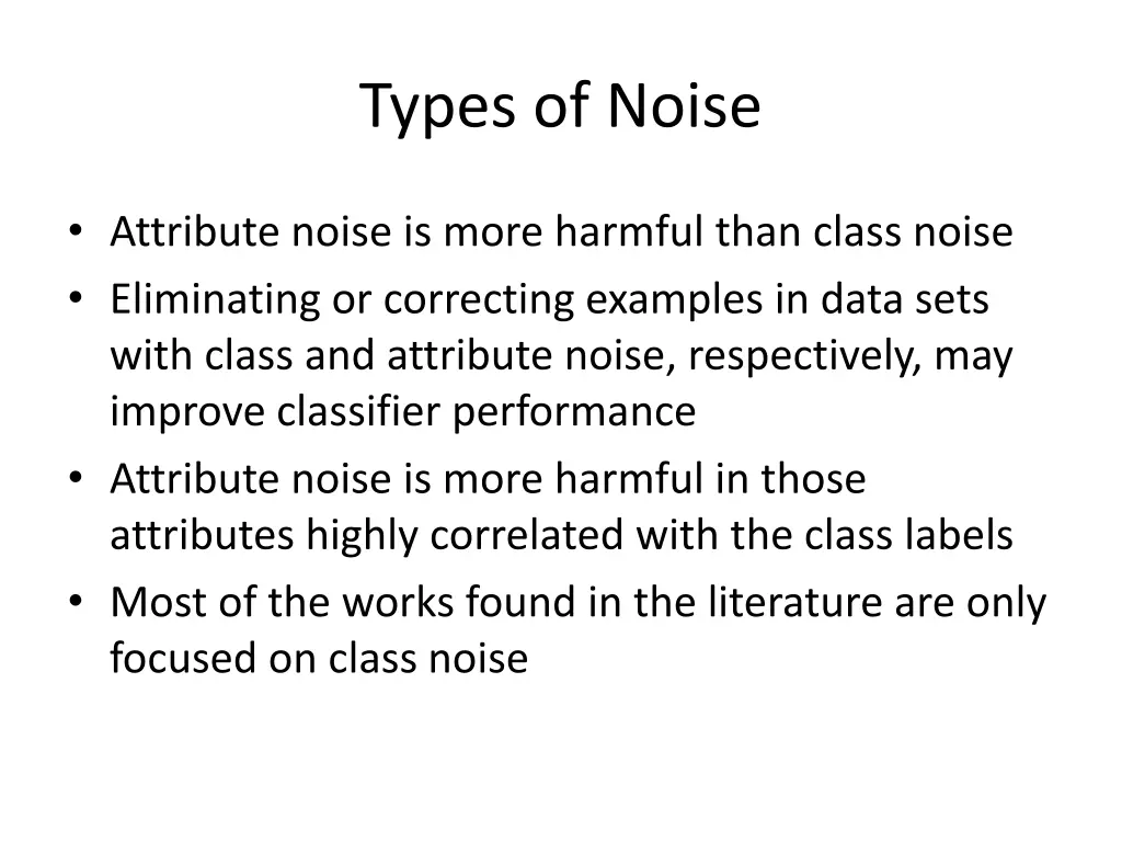 types of noise 2