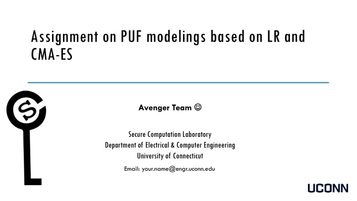 assignment on puf modelings based on lr and cma es