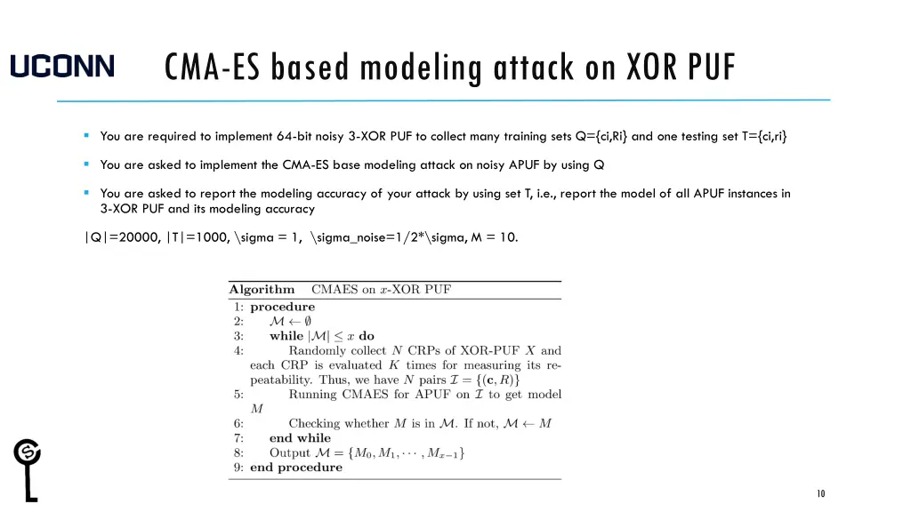 cma es based modeling attack on xor puf