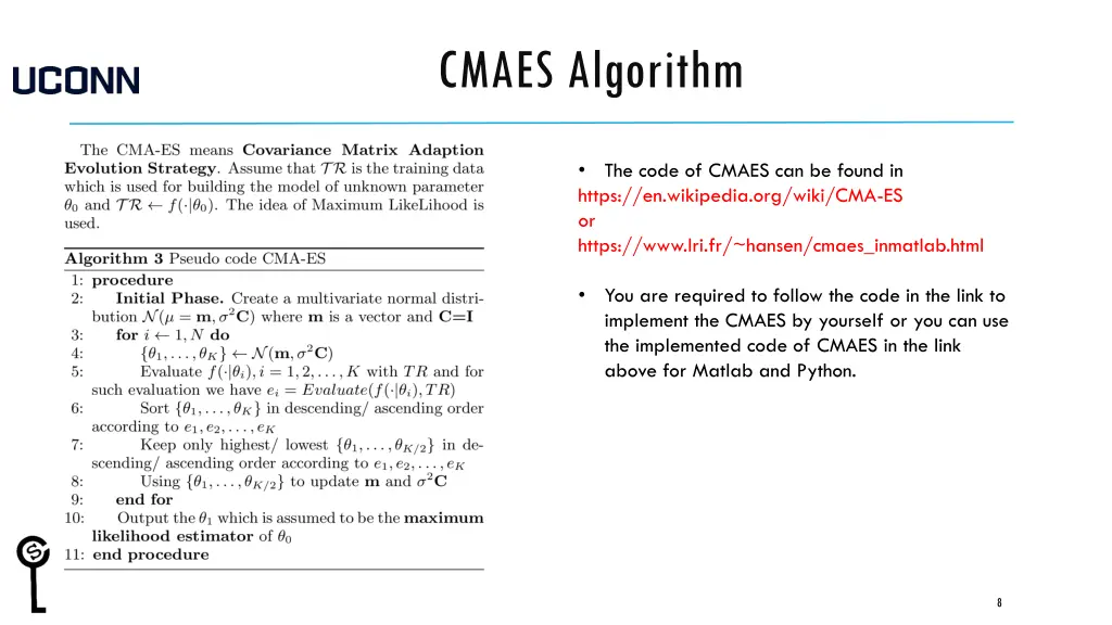 cmaes algorithm