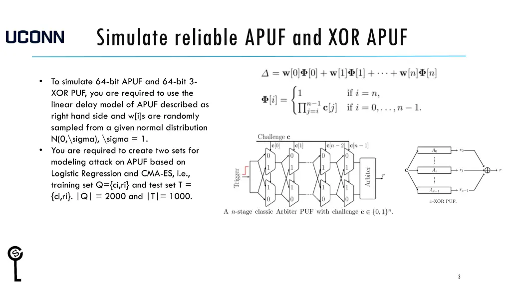 simulate reliable apuf and xor apuf