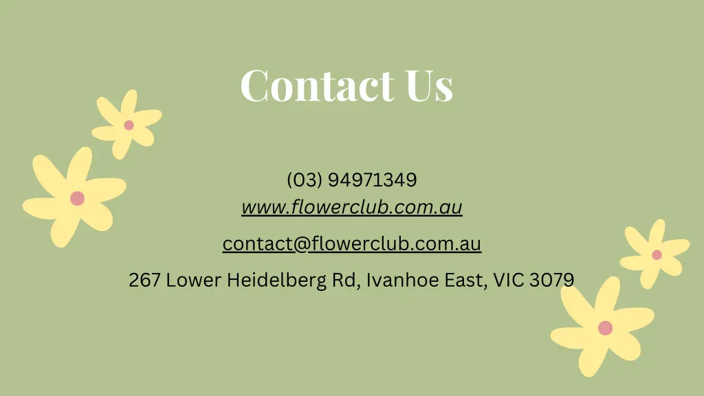 contact us