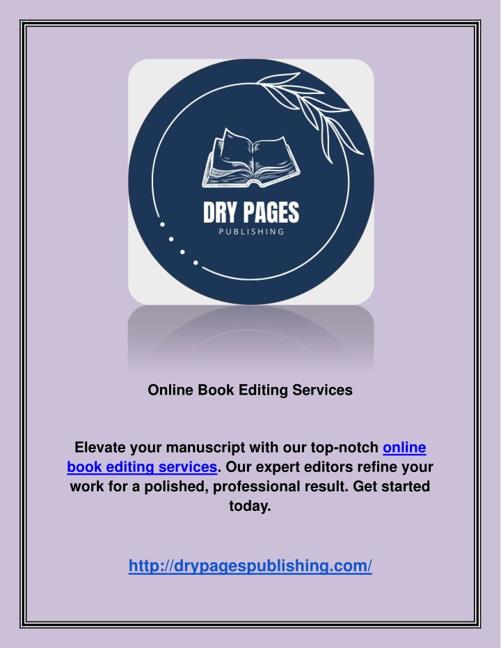 online book editing services