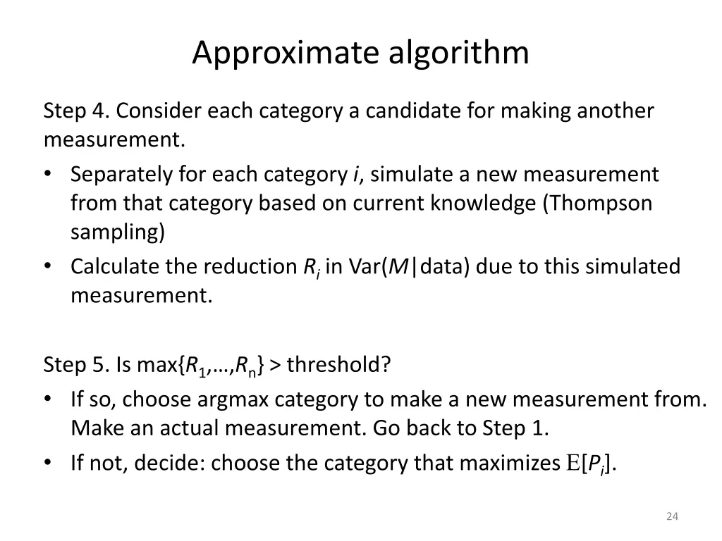 approximate algorithm 3