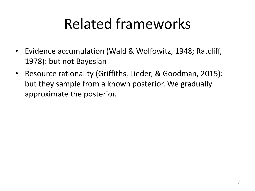 related frameworks 1