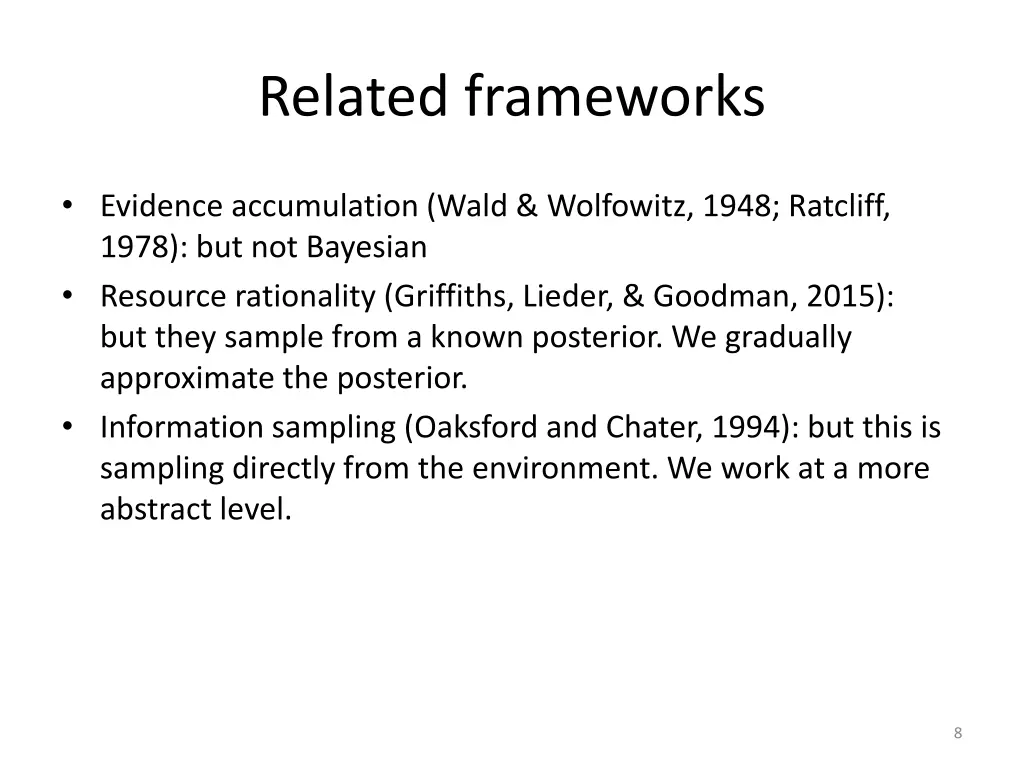 related frameworks 2