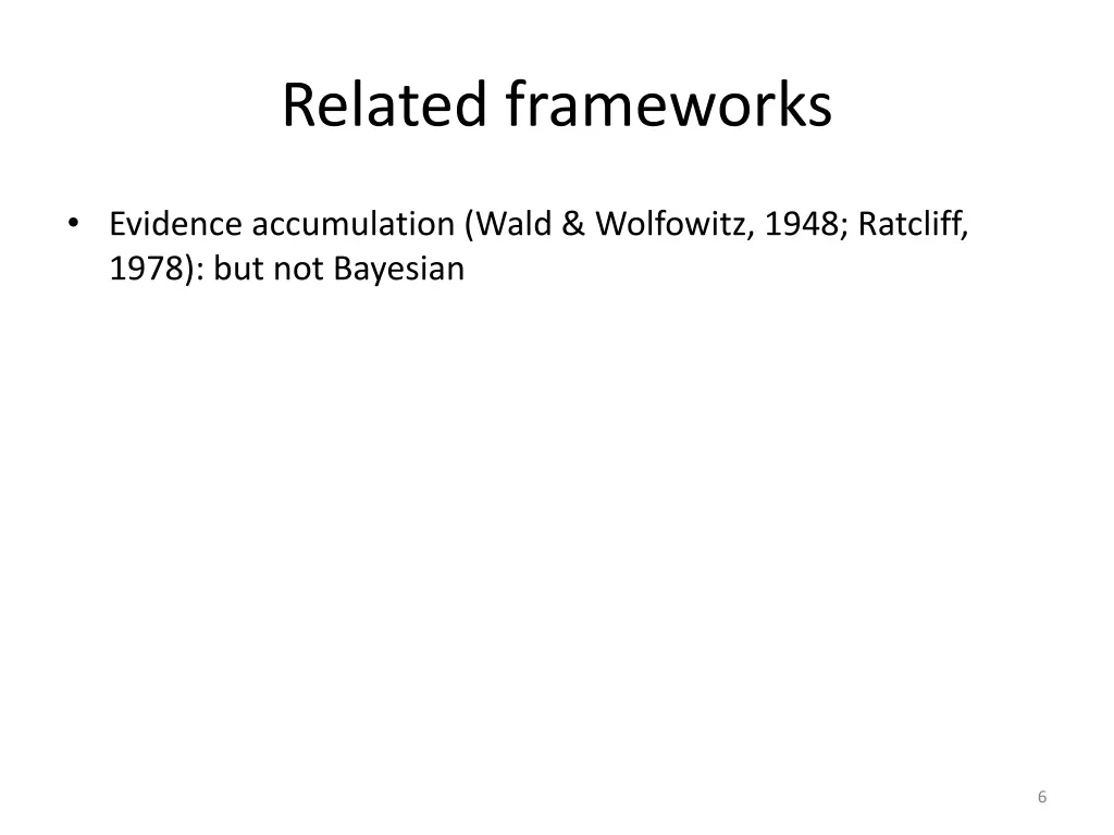 related frameworks