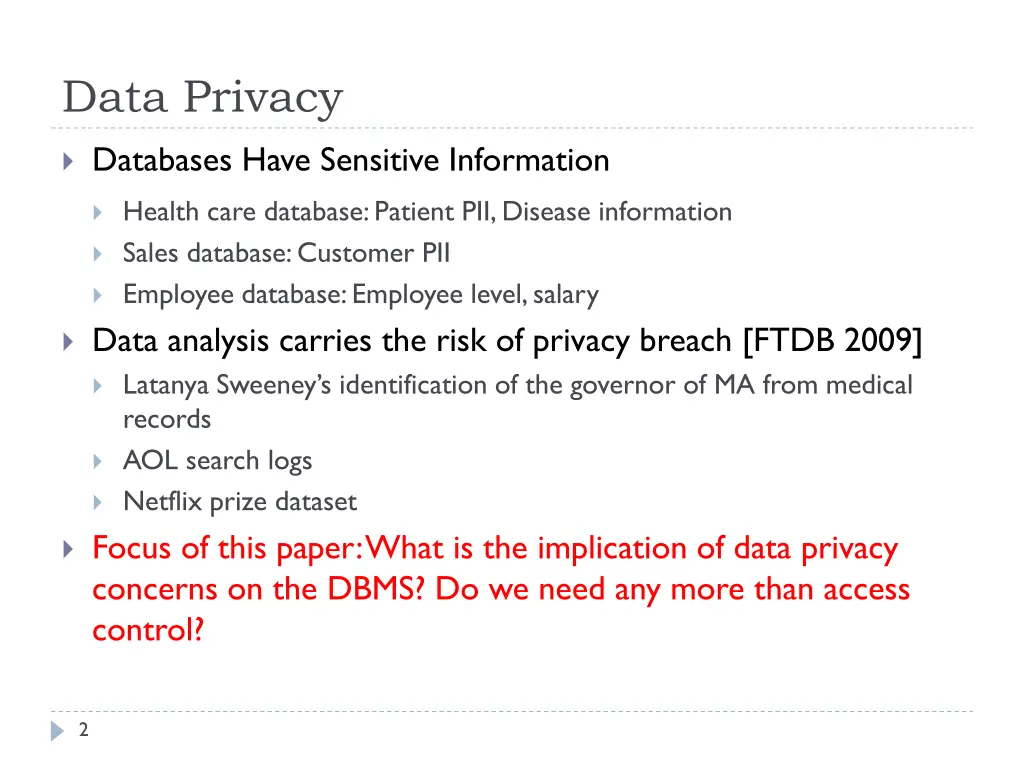 data privacy