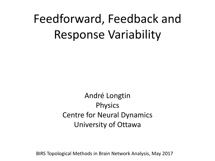 feedforward feedback and response variability