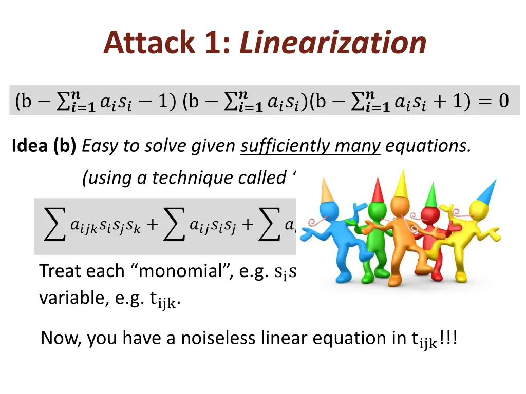 attack 1 linearization 2