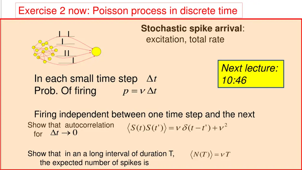 exercise 2 now poisson process in discrete time