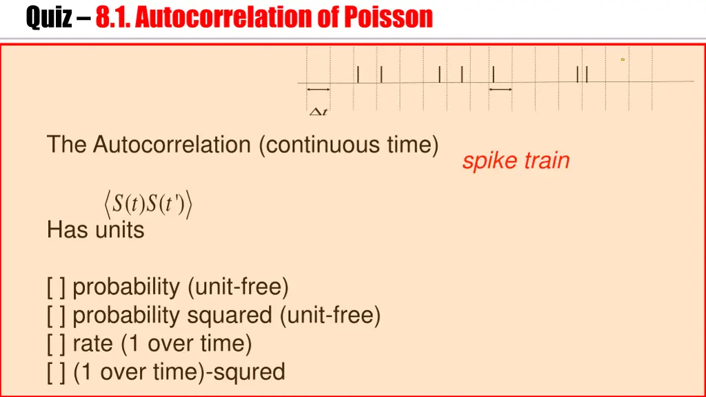 quiz 8 1 autocorrelation of poisson