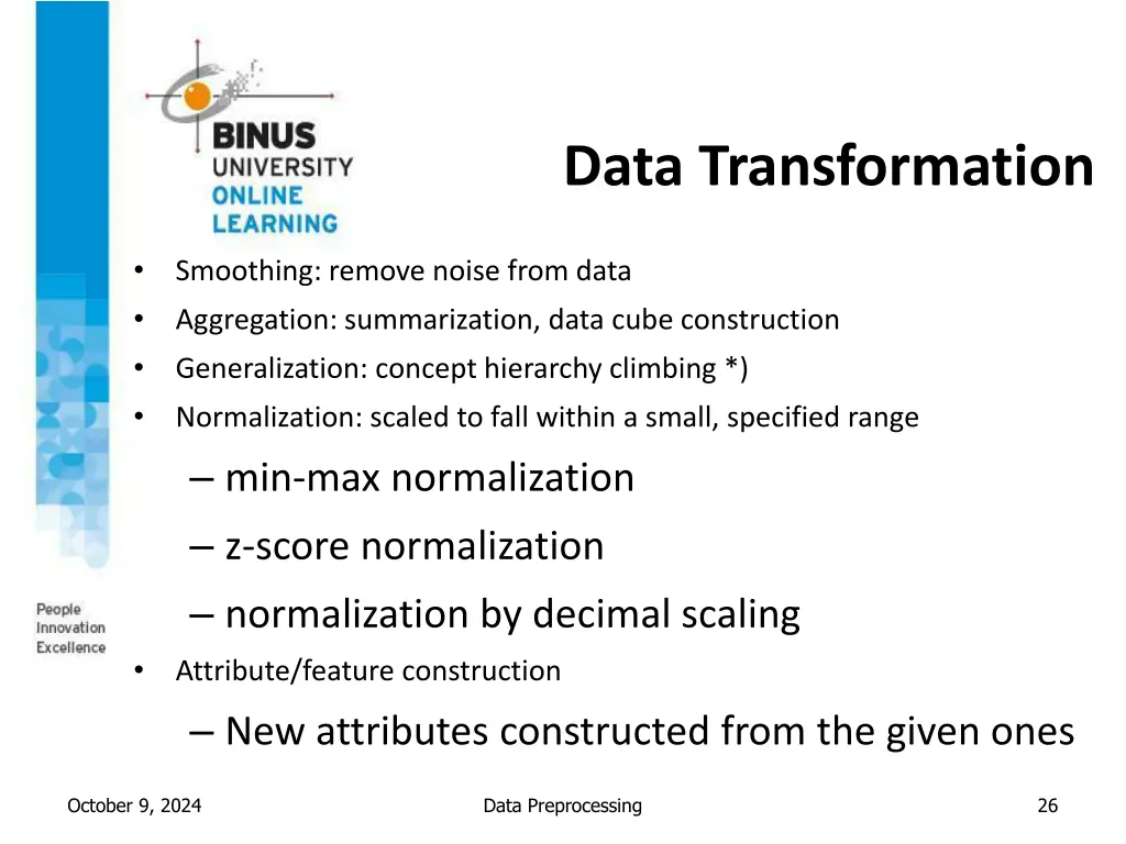 data transformation