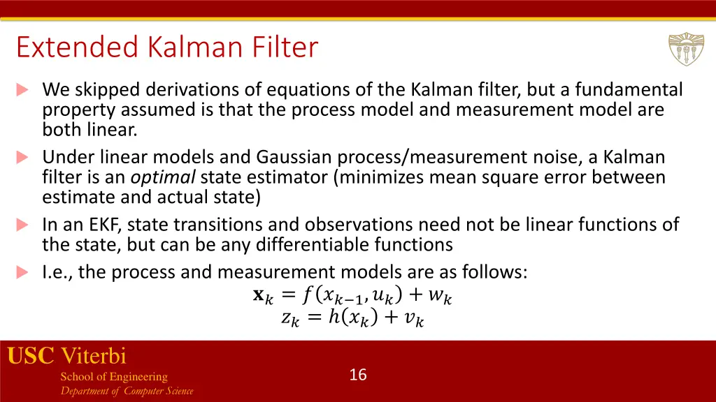 extended kalman filter