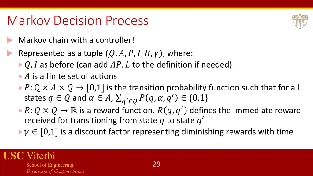 markov decision process