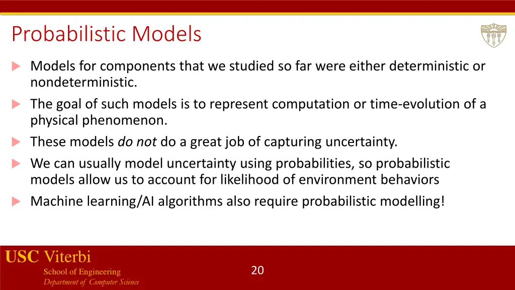 probabilistic models