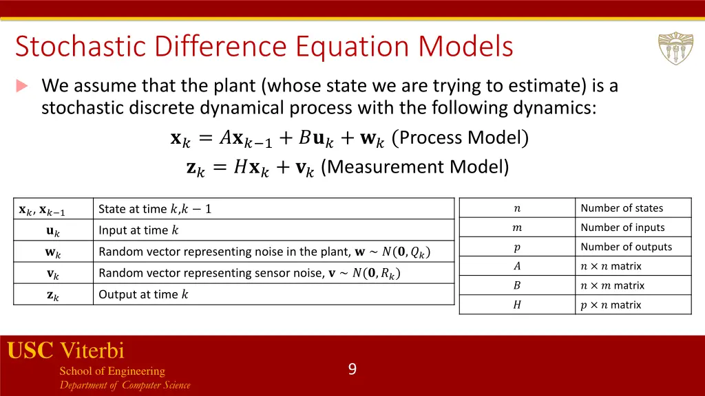 stochastic difference equation models