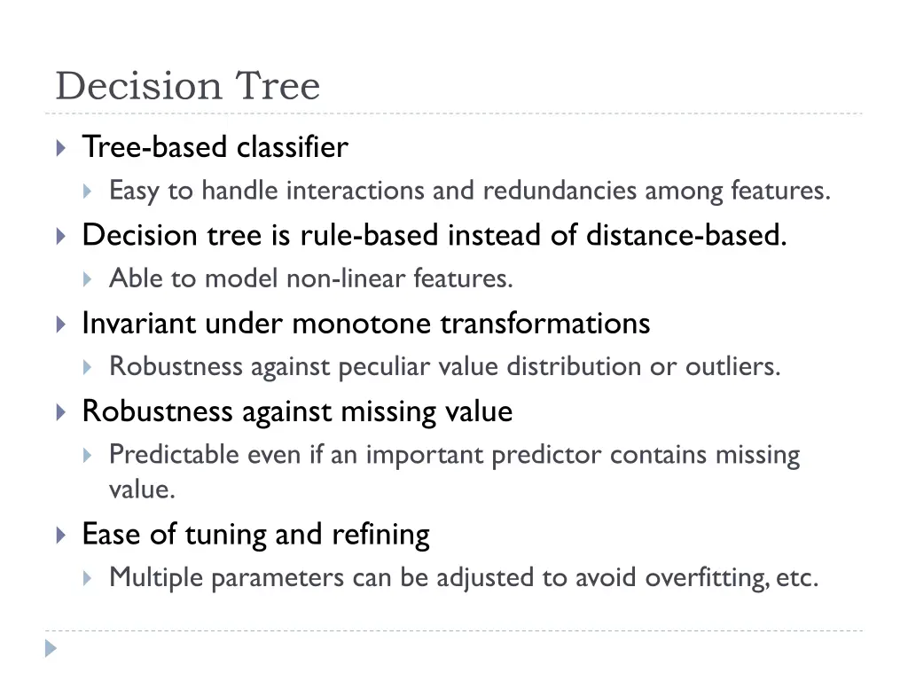 decision tree