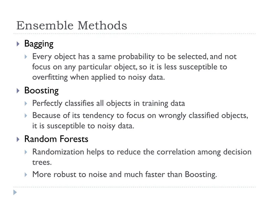 ensemble methods