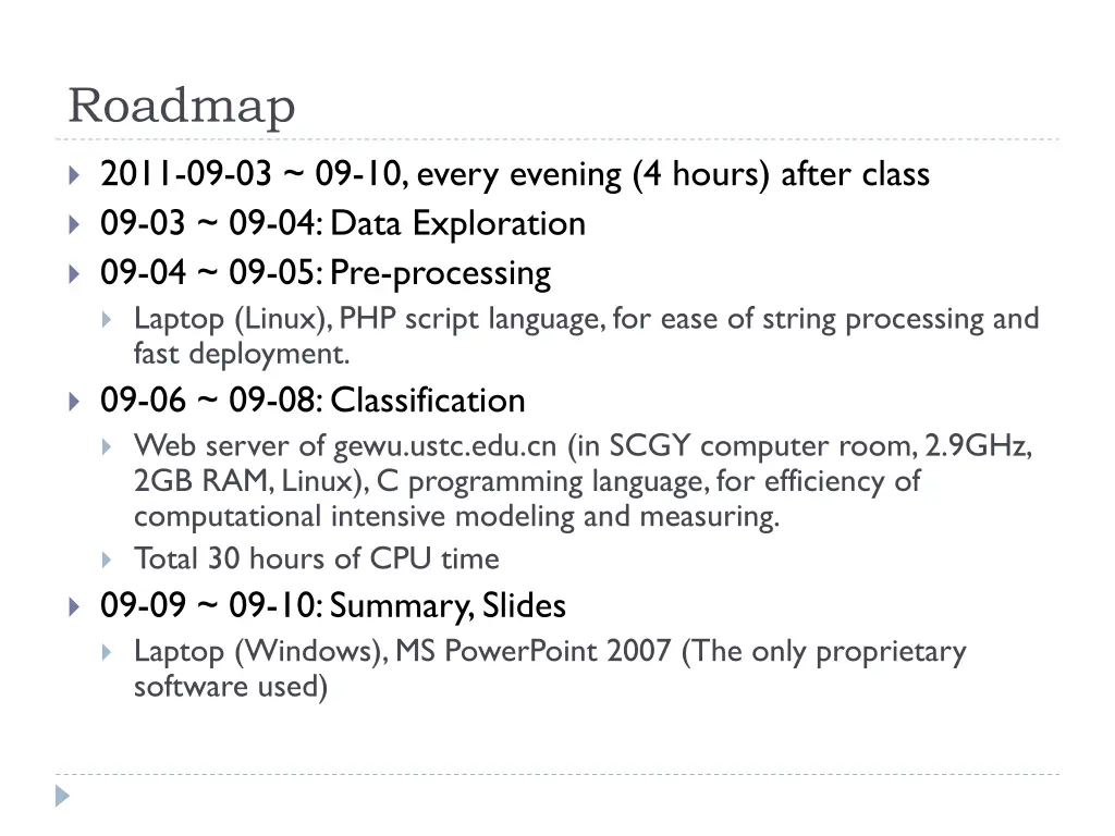 roadmap