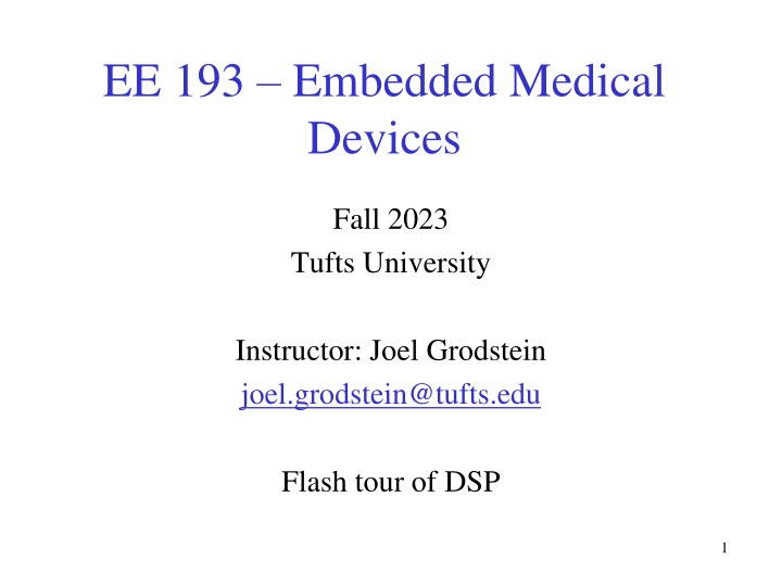 ee 193 embedded medical devices