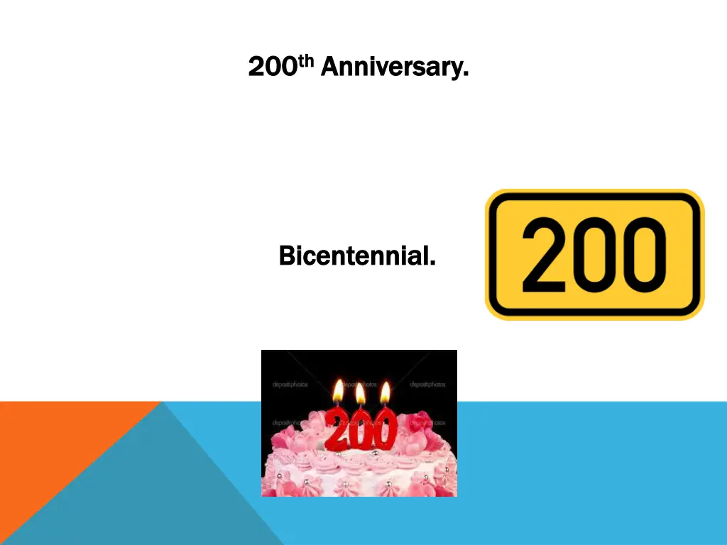 200 200 th th anniversary anniversary