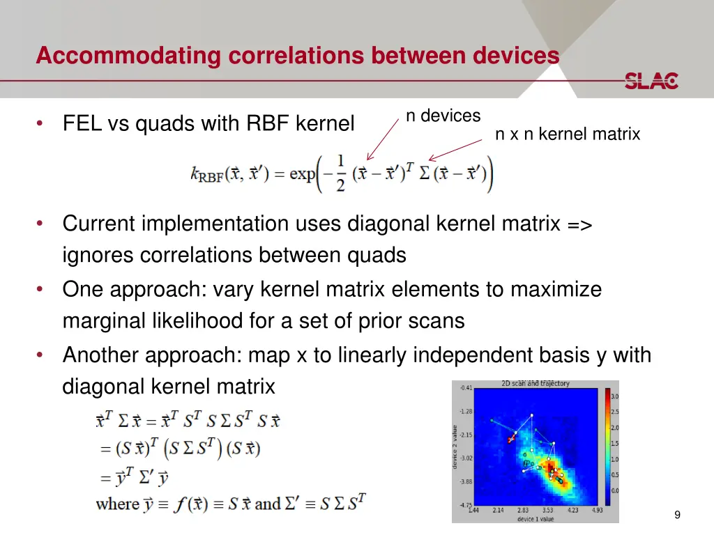 accommodating correlations between devices