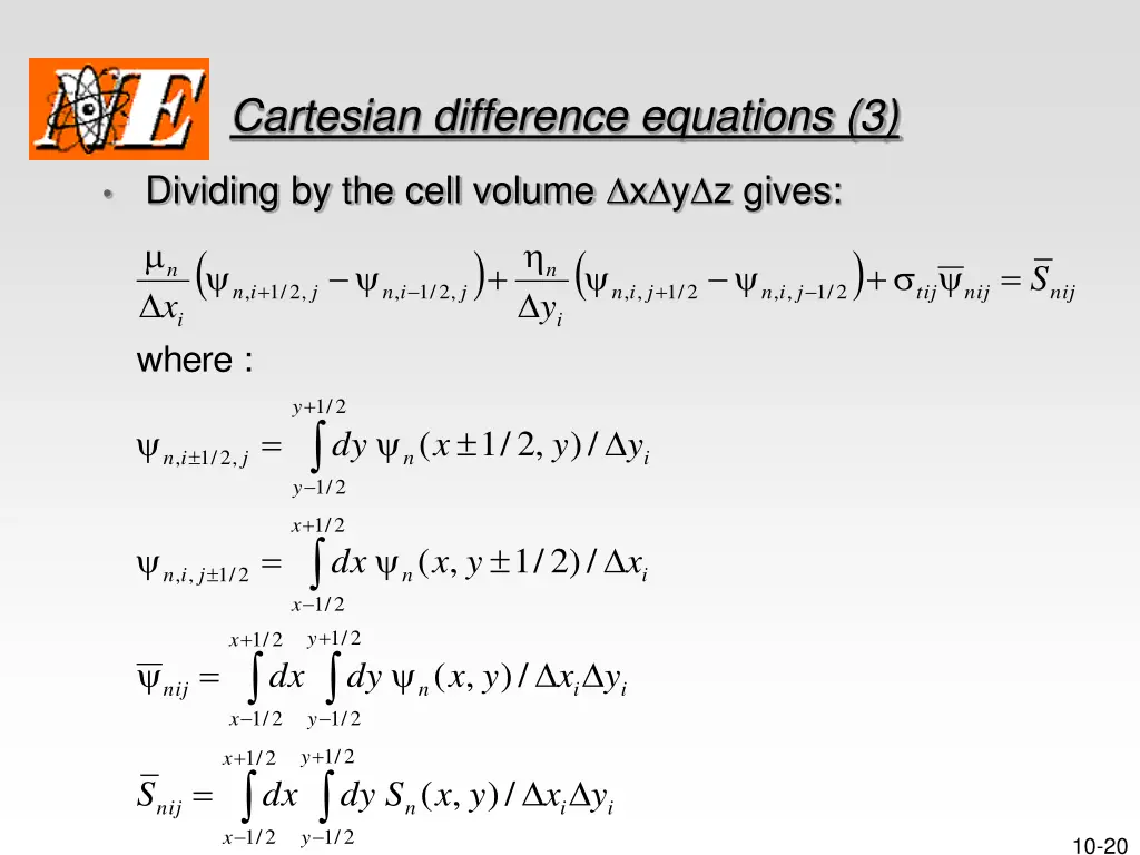 cartesian difference equations 3