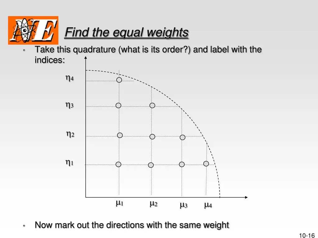 find the equal weights