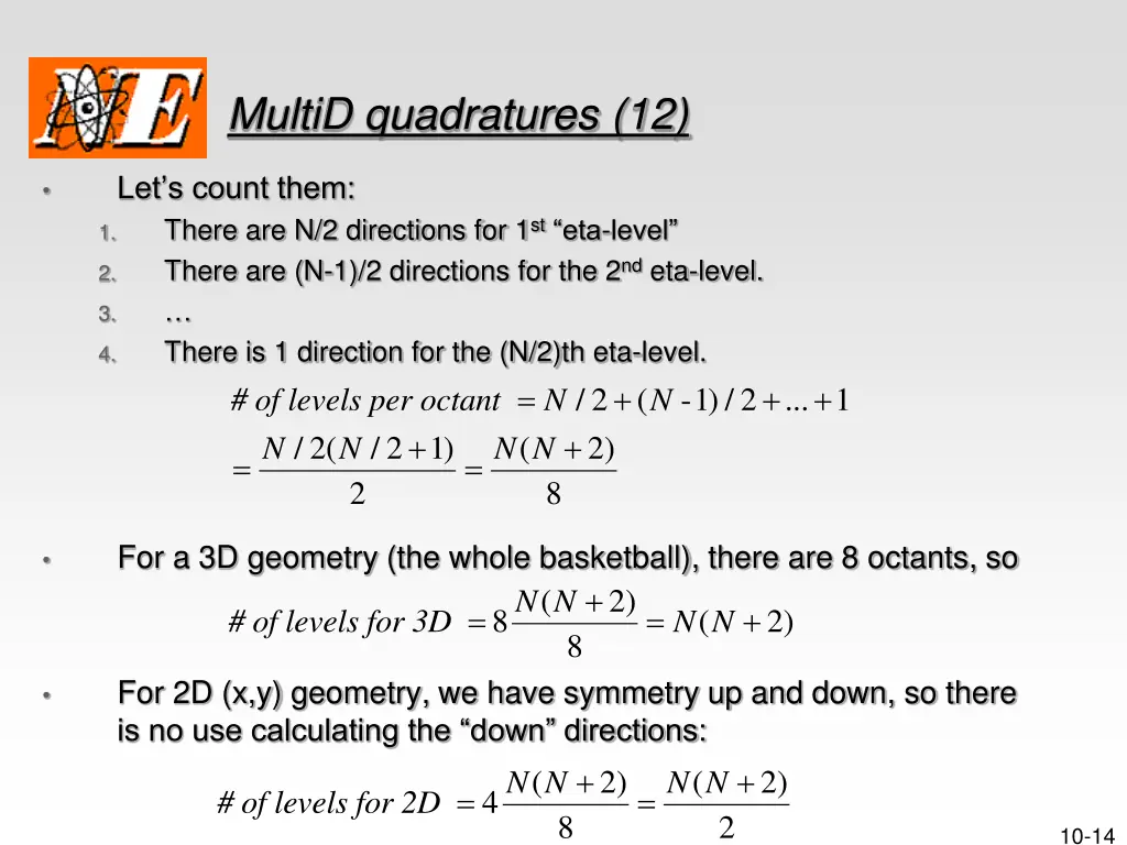 multid quadratures 12