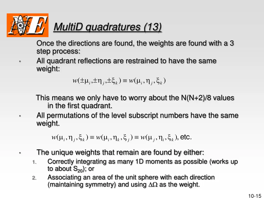 multid quadratures 13