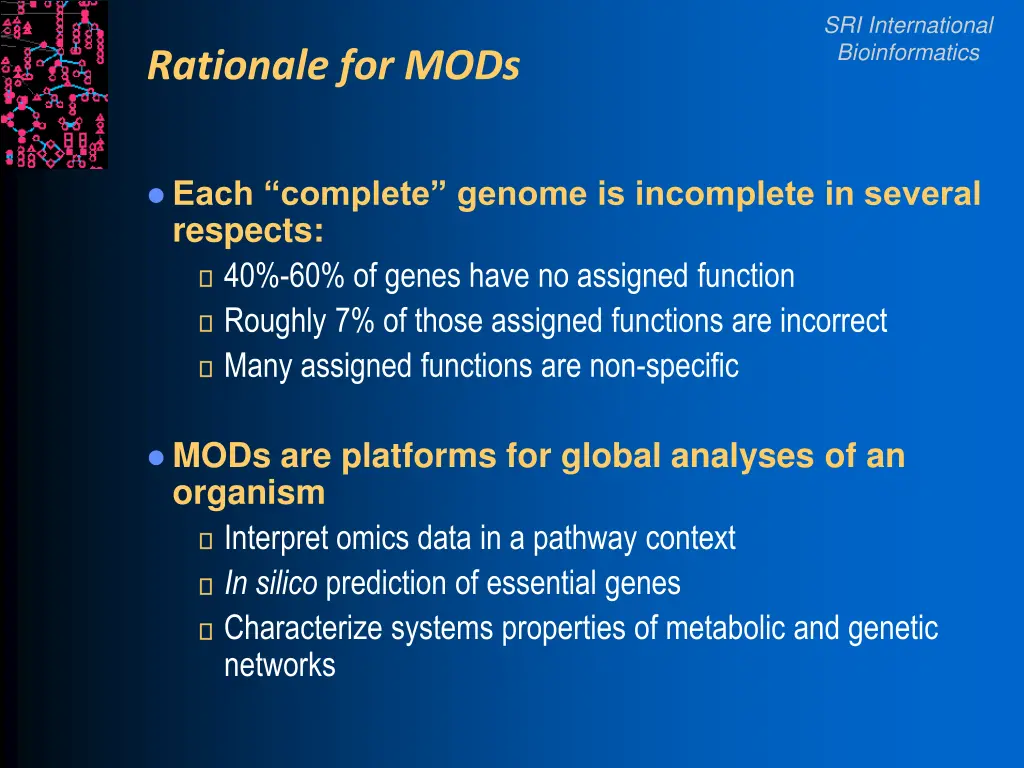 sri international bioinformatics 2