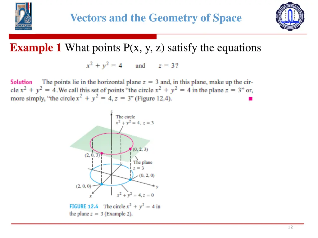 vectors and the geometry of space 10