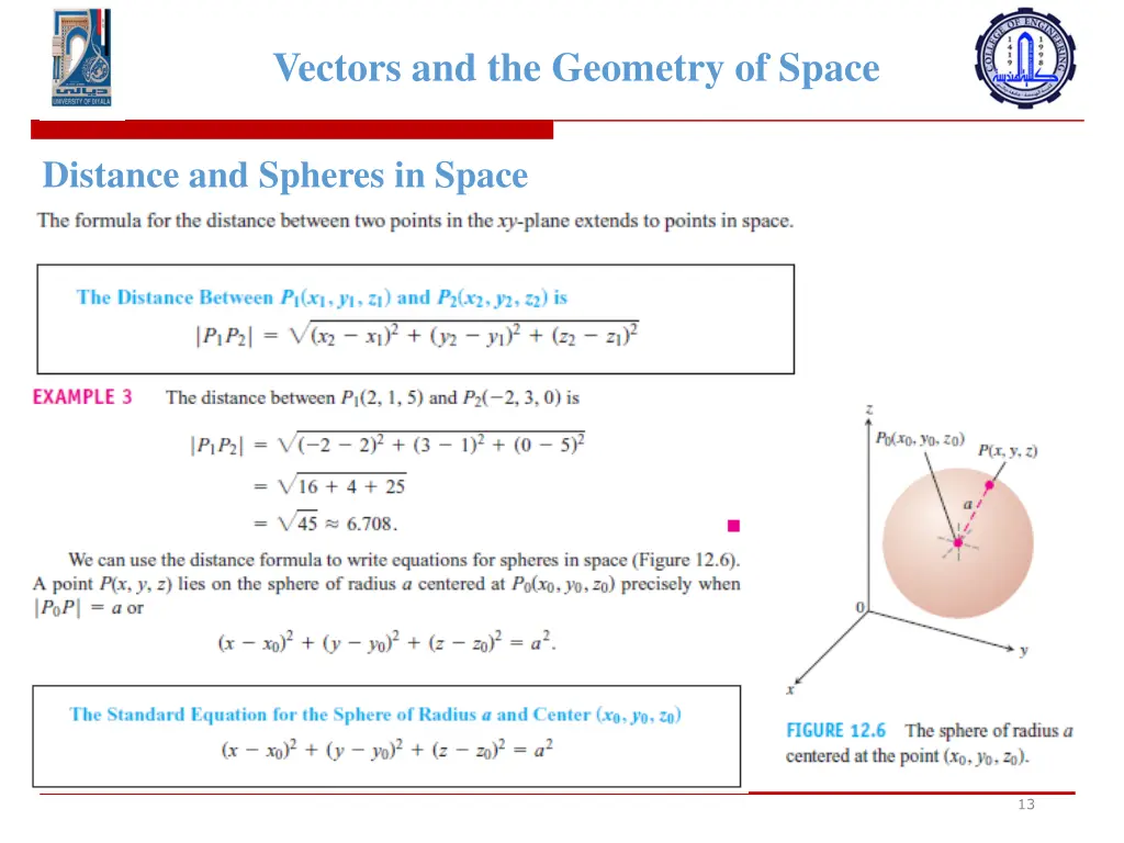 vectors and the geometry of space 11