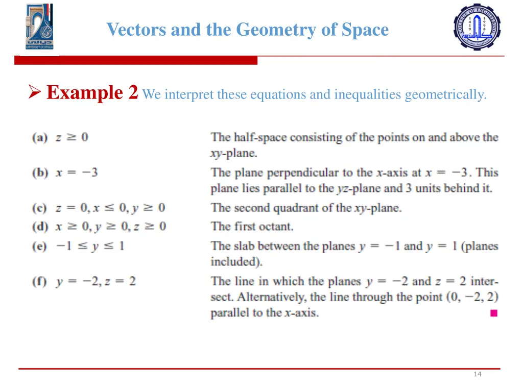 vectors and the geometry of space 12