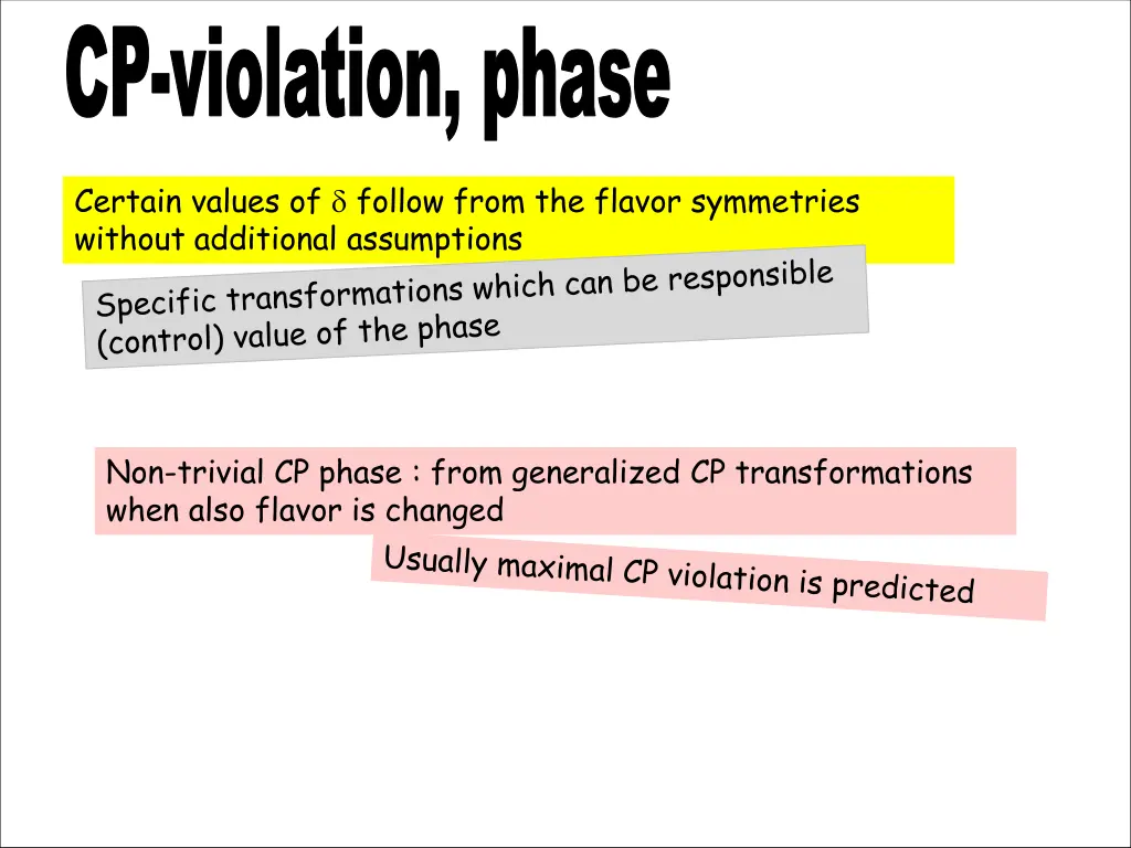 cp violation phase