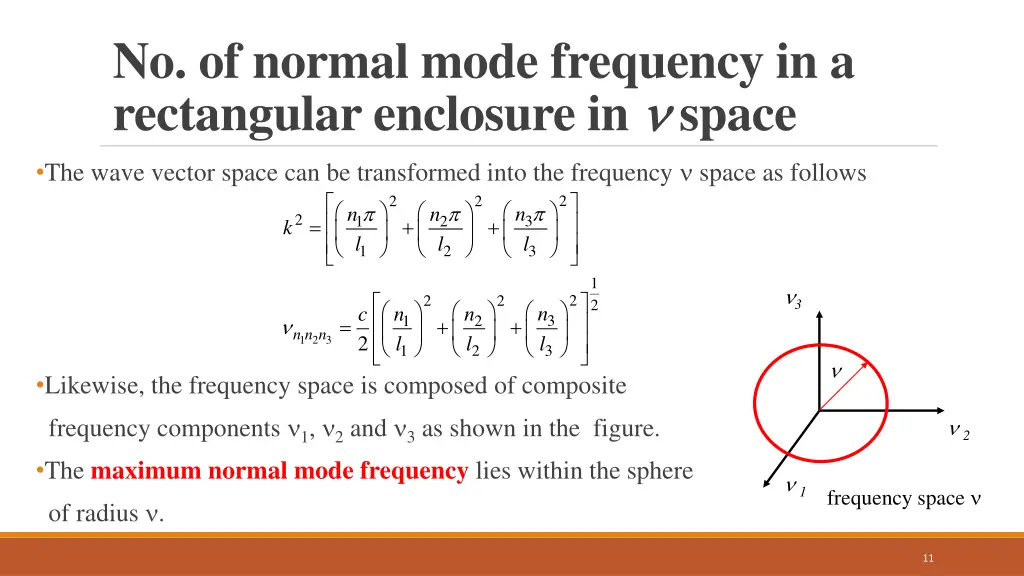 no of normal mode frequency in a rectangular 1