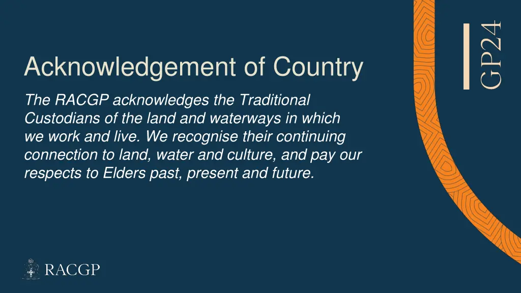 acknowledgement of country