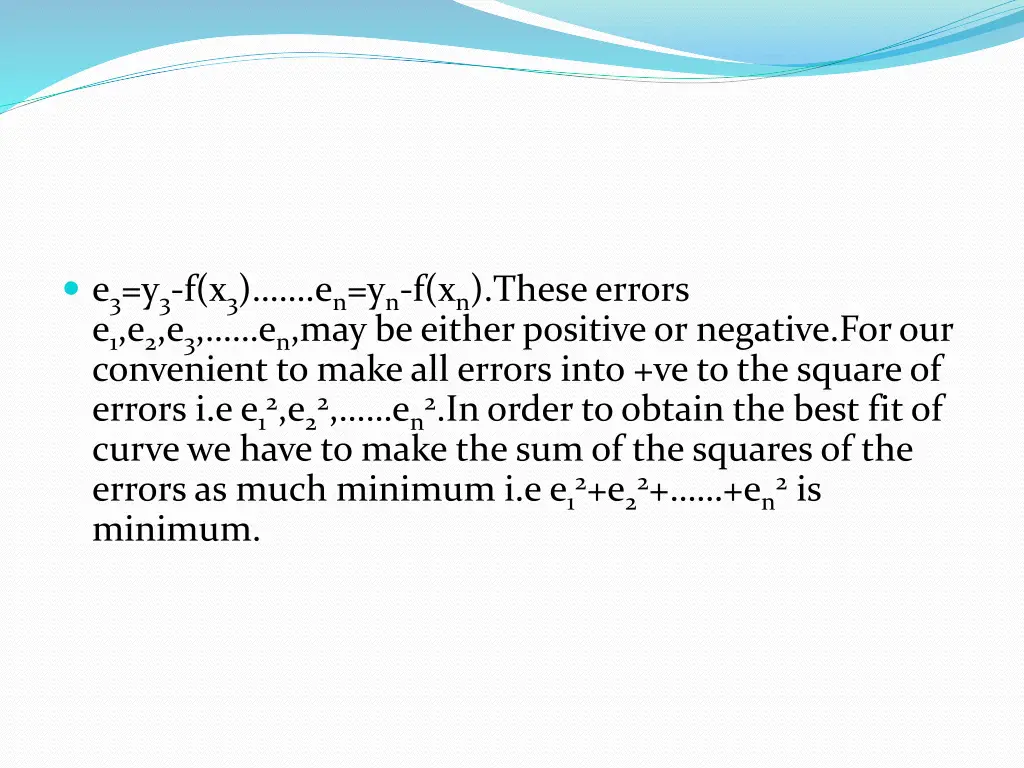 e 3 y 3 f x 3 e n y n f x n these errors