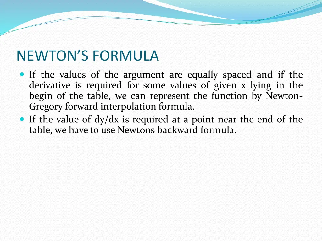 newton s formula