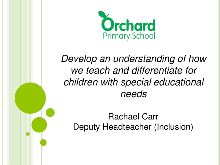 develop an understanding of how we teach