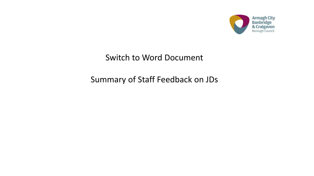 switch to word document