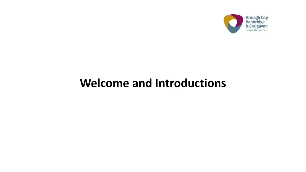 welcome and introductions