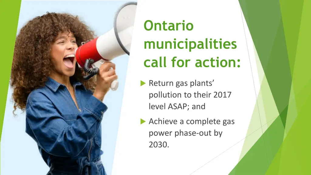 ontario municipalities call for action